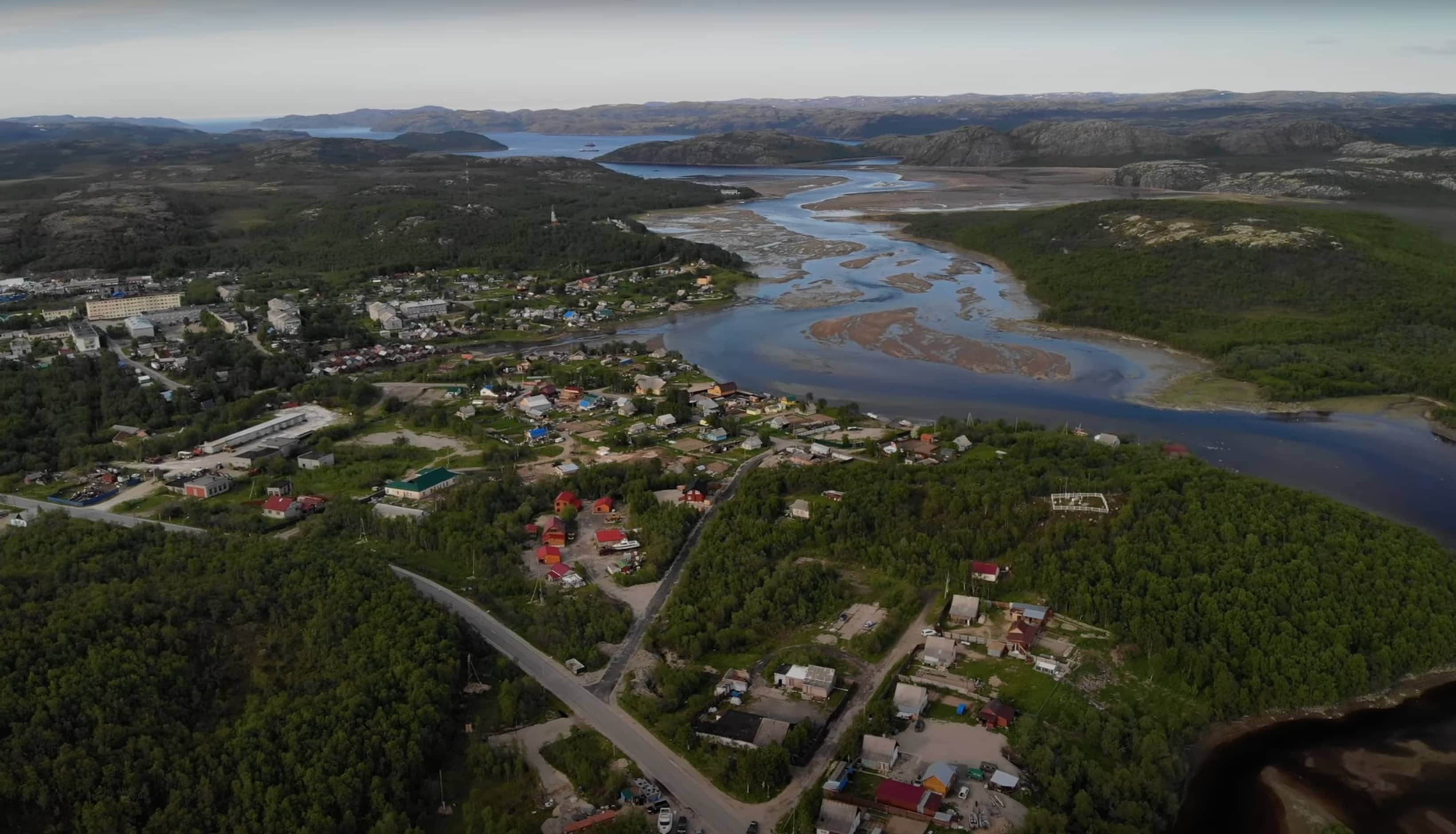 Вид на село Ура-Губа